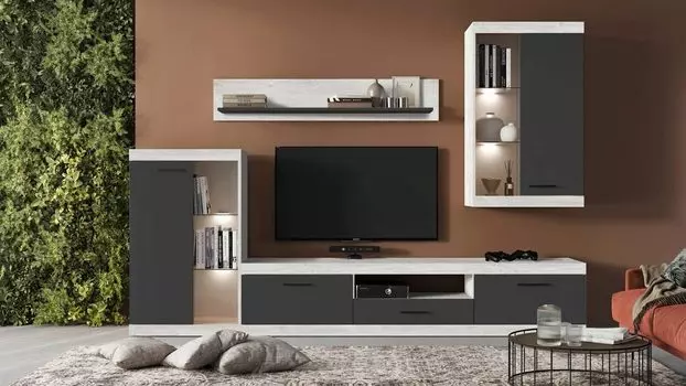 Гостиная Linn, цвет Сосна рандерс+Вольфрам