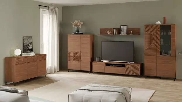 Гостиная Stefania, цвет Орех Линкольн