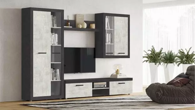 Гостиная Tiss, цвет Матера Бетон лайт