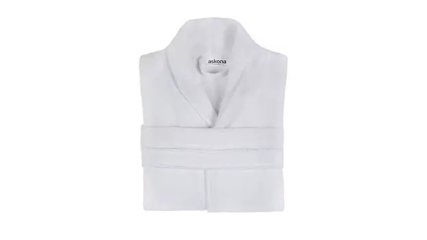 Халат Askona Home Basic, размер S-M цвет белый