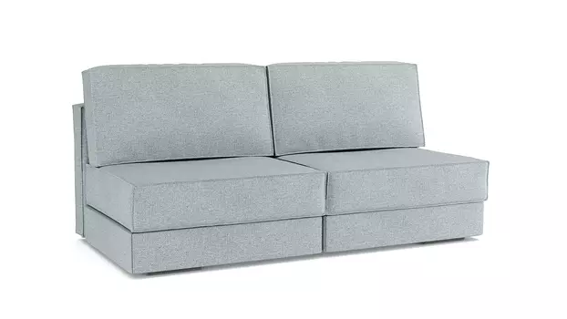 Модульный диван Hero 2-секционный без подлокотников Arbus Arctic Blue