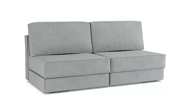 Модульный диван Hero 2-секционный без подлокотников Arbus Ice Grey
