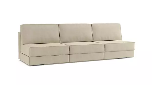 Модульный диван Hero 3-секционный без подлокотников Sky velvet 21
