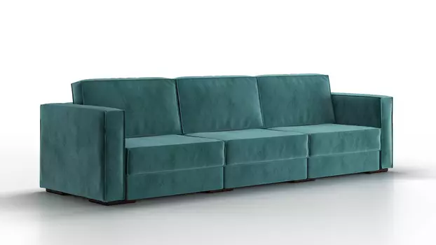 Модульный диван Hero 3-секционный с подлокотниками Casanova seawave