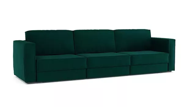 Модульный диван Hero 3-секционный с подлокотниками Sky velvet 42