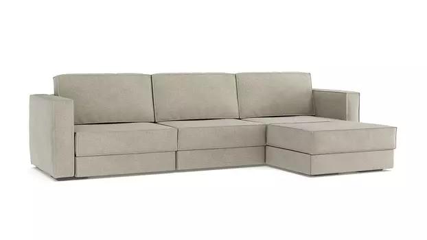 Угловой модульный диван Hero 4-секционный с подлокотниками Brera 56