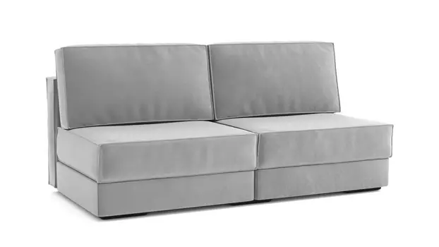 Модульный диван Hero 2-секционный без подлокотников Casanova grey