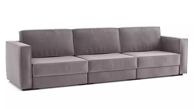 Модульный диван Hero 3-секционный с подлокотниками Casanova lilac