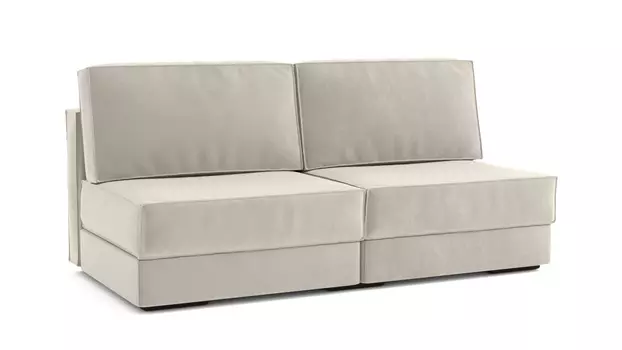 Модульный диван Hero 2-секционный без подлокотников Casanova milk