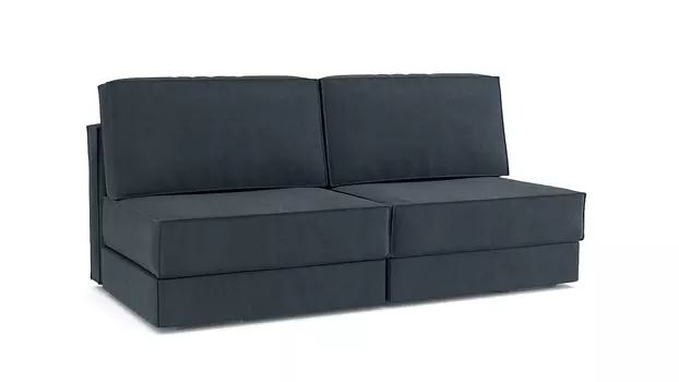 Модульный диван Hero 2-секционный без подлокотников Sky Velvet 40