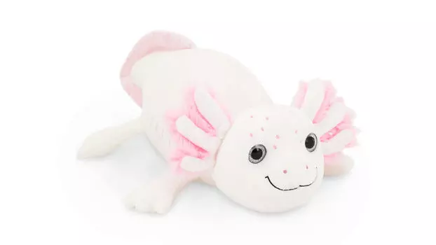 Игрушка Аксолотль, цвет белый