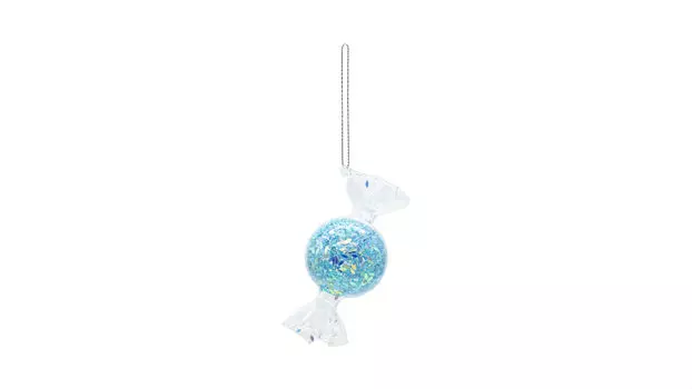 Игрушка ёлочная Deep, цвет голубой