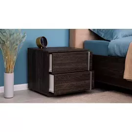 Тумба прикроватная Innovo Qi с беспроводной зарядкой, цвет Венге