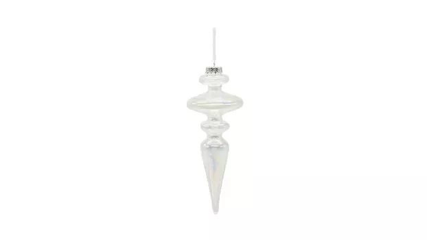 Ёлочная игрушка Icicle 14 прозрачный