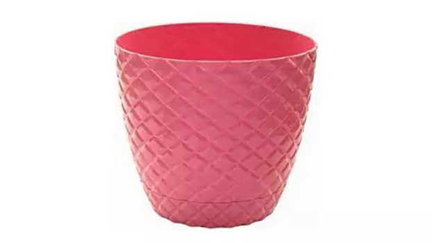 Кашпо для цветов Cut, цвет розовый