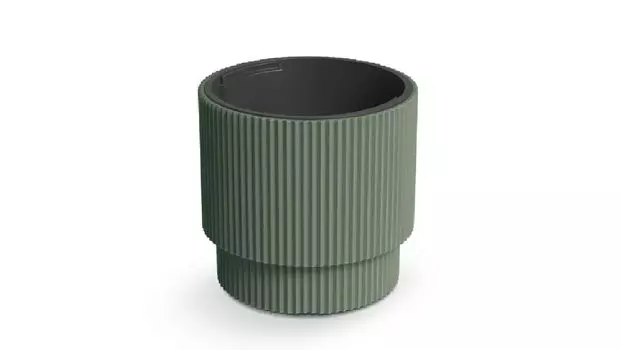 Кашпо для цветов Milly, цвет зеленый