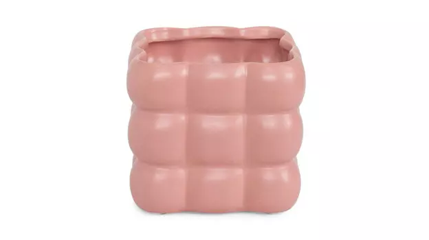 Кашпо для цветов Rubiks, цвет розовый