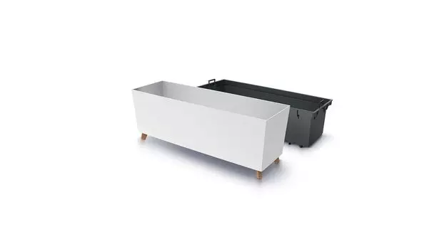 Кашпо для цветов Urbi Case, цвет Белый