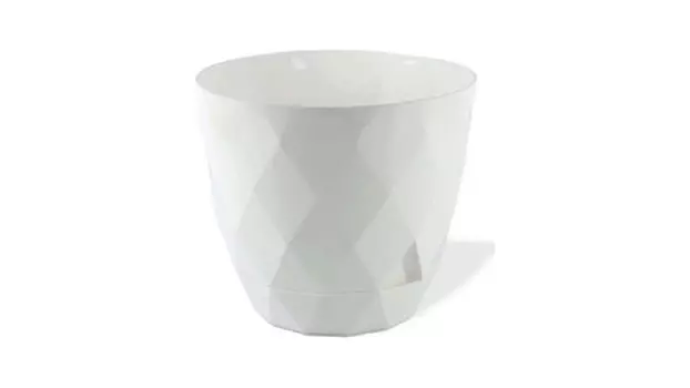 Кашпо для цветов Yakamoz, цвет белый
