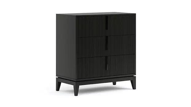 Комод 3 ящика Ivina, цвет Черный