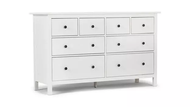 Комод 8 ящиков Terek, цвет Белый