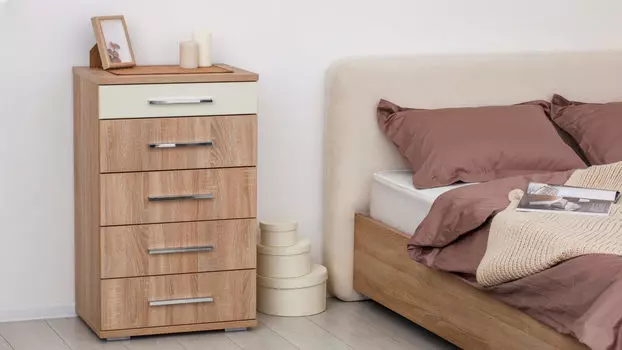 Комод Aurora Ice, цвет: Дуб Бардолино mBeige