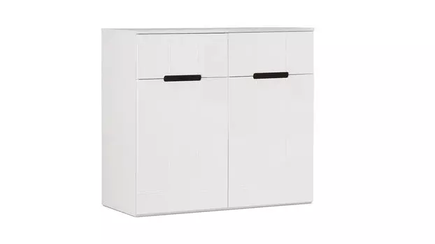 Комод двухдверный Bira, цвет Белый Премиум