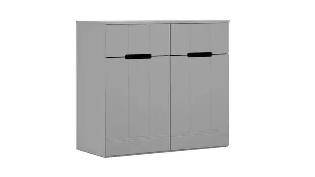 Комод двухдверный Bira, цвет Серый