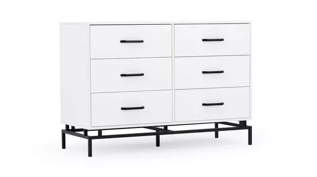 Комод Lester, цвет Белый премиум