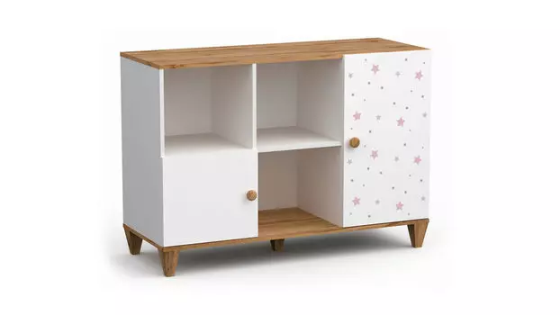 Комод Nicky, цвет розовый