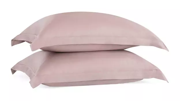 Комплект наволочек, 2 шт Solid Tencel, цвет Розовое золото