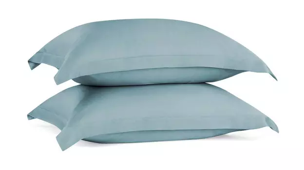 Комплект наволочек, 2 шт Solid Tencel, цвет Пыльный голубой
