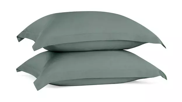 Комплект наволочек, 2 шт Solid Tencel, цвет Зеленый чай