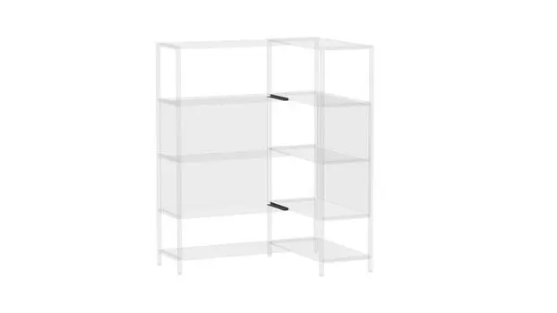 Комплект пластин для угловых решений 2 шт. Garder, цвет Черный