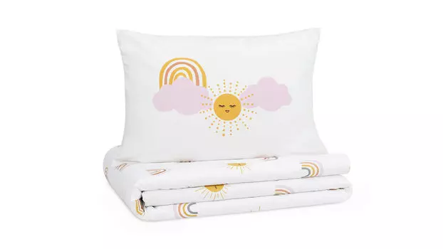 Комплект постельного белья Askona kids Солнце и радуга