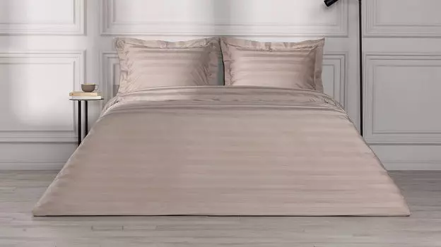 Комплект постельного белья Askona Stripe 2.0, цвет Кремовый