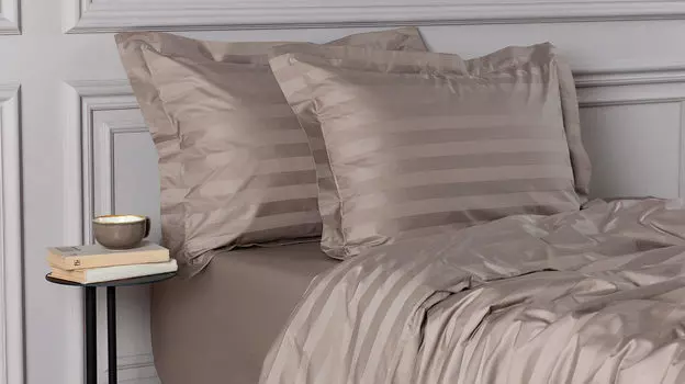 Комплект постельного белья Stripe 2.0 Кремовый