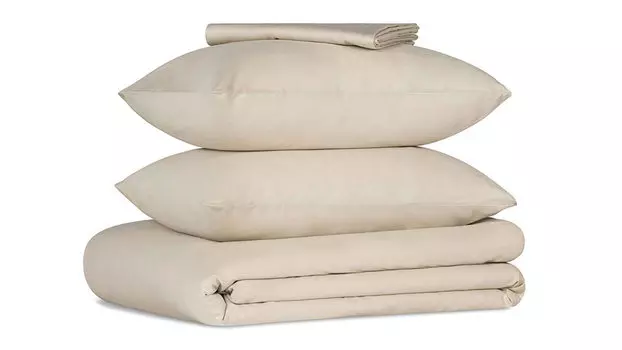 Комплект постельного белья Basic Twill, цвет Кремовый