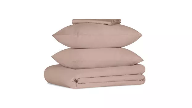 Комплект постельного белья Basic Twill, цвет Мокка