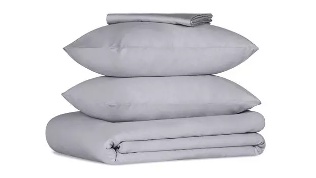 Комплект постельного белья Basic Twill, цвет Серый