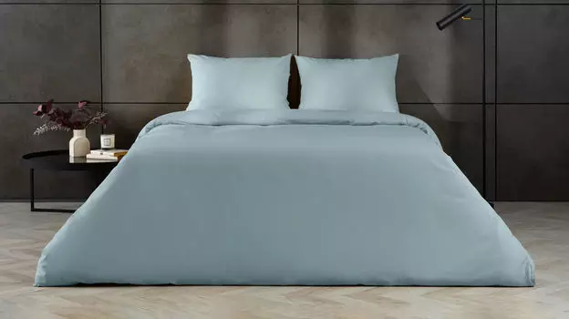 Постельное белье Comfort Cotton, цвет: Серо-голубой