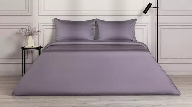 Комплект постельного белья Maco Sateen 2.0 Лиловая дымка