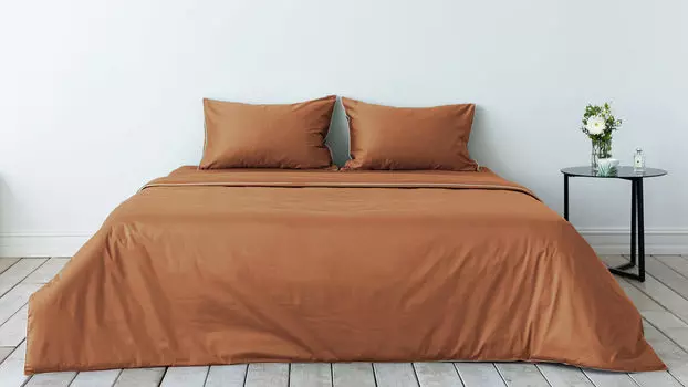 Комплект постельного белья Maco Sateen Limited Терракот