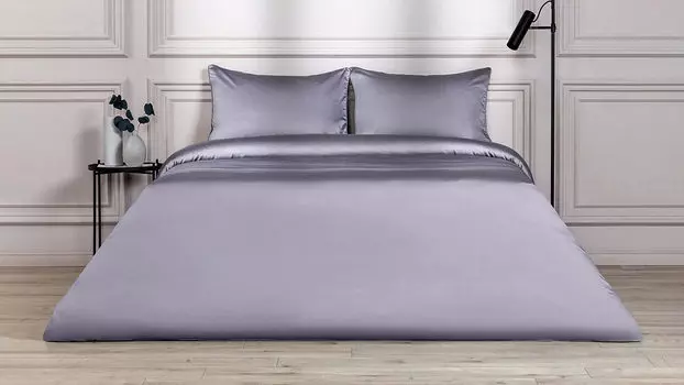 Комплект постельного белья Maco Sateen 2.0 Пепельный