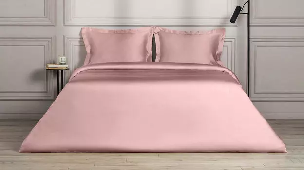 Комплект постельного белья Solid Tencel, цвет Розовое золото