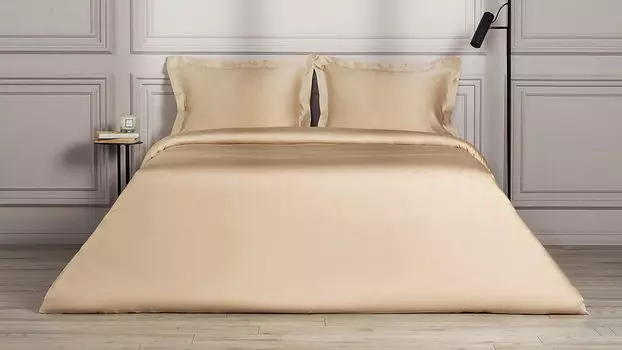 Комплект постельного белья Solid Tencel, цвет Ванильный