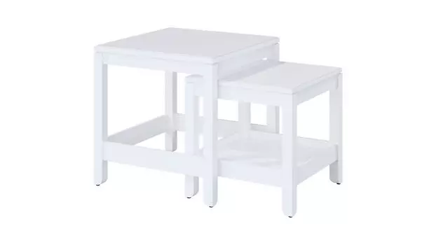 Комплект столов журнальных Terek, цвет белый