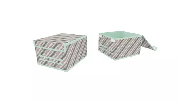 Короб для хранения Тиффани 25 27 17 мятный