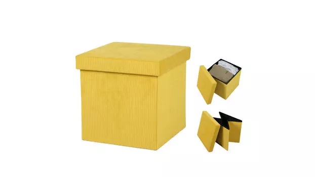 Короб для хранения Velours желтый