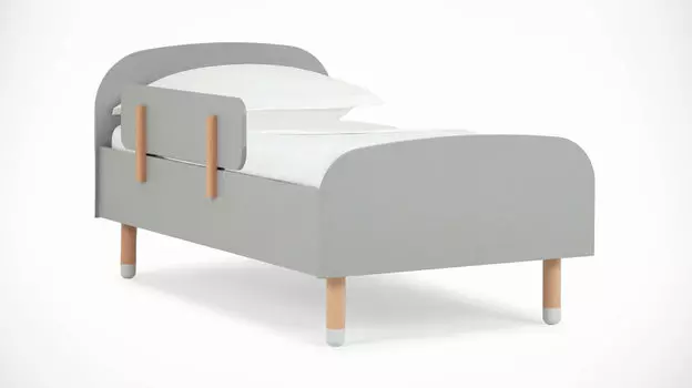 Корпусная кровать Kiki, цвет Арктика Серый